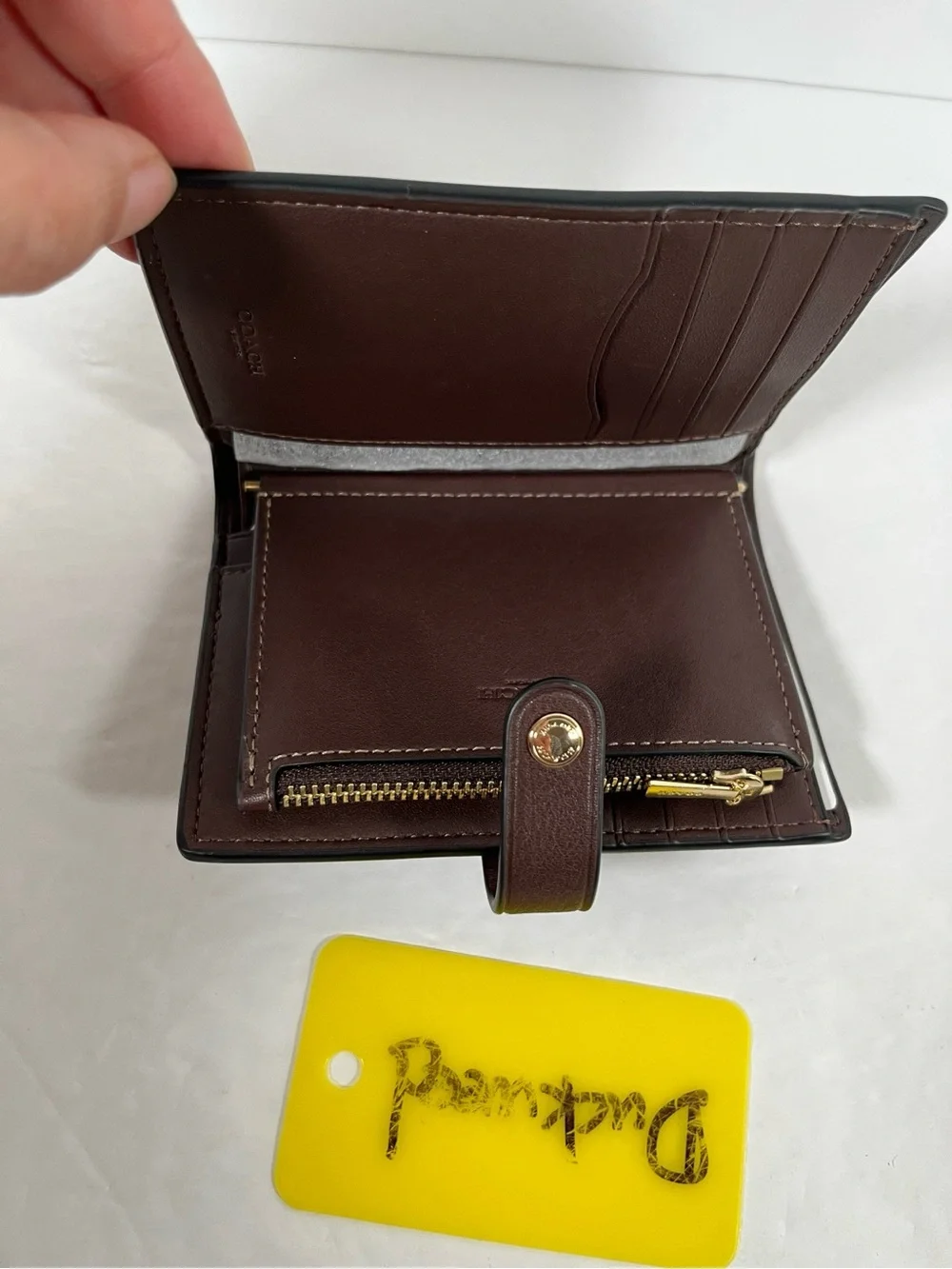 Coach 2-In-1 Wallet Maple NWT